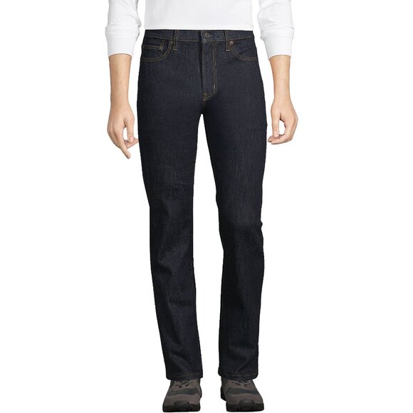 Lands' End Blake Shelton Men's On Stage Bootcut Jeans Dark Blue Rinse size 42X32 - Picture 1 of 5